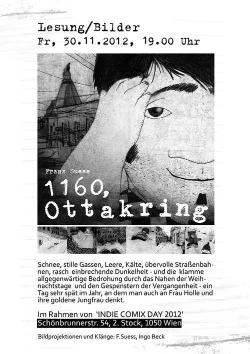 30.11.2012 19:00 "1160, Ottakring" Lesung 5, Schönbrunnerstr. 54
